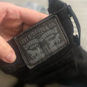 Levi jeans with holes